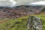 Easedale Tarn from Helm Crag