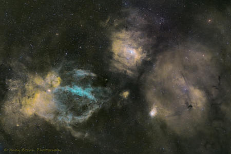 Nebulae in Cassiopeia