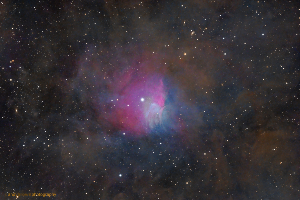 The Strawberry Nebula (SH2-263 and VdB 38) (In Explore 11 March 2025)